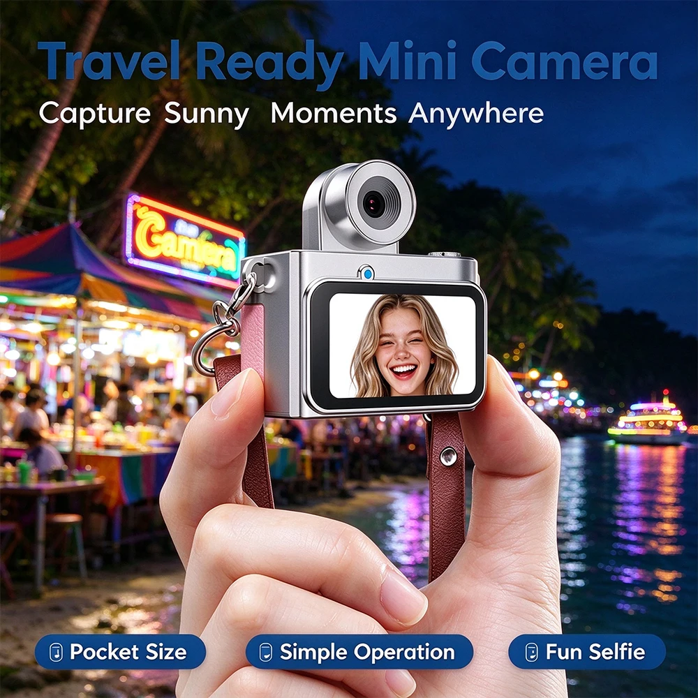 Mini Digital Camera With 180°  - Photography Lighting For Beginners ulasan dan harga