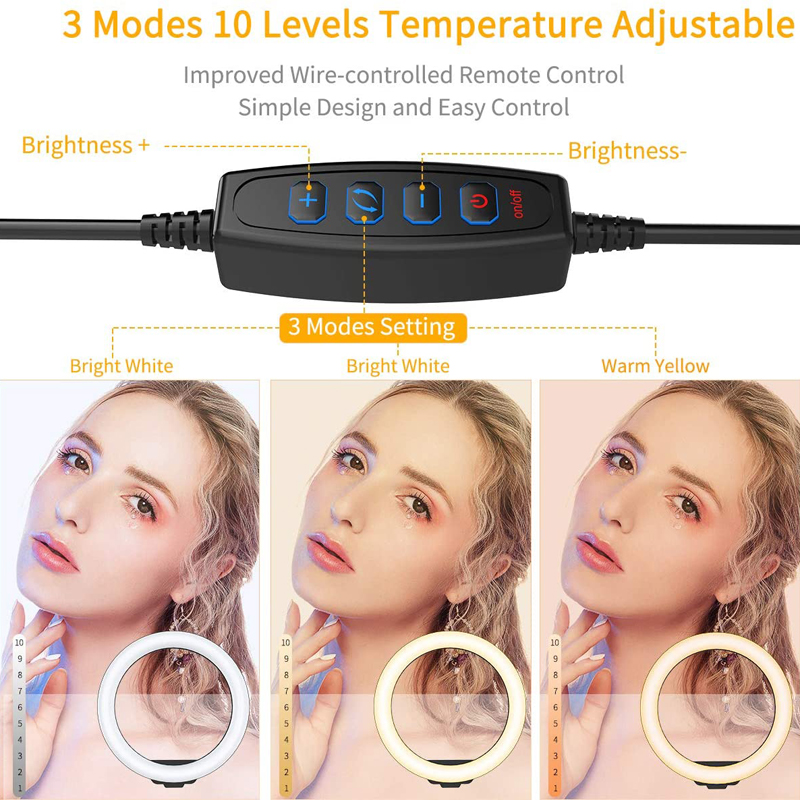 16/26/33cm Selfie Ring Light P - Photography Lighting Meter ulasan dan harga