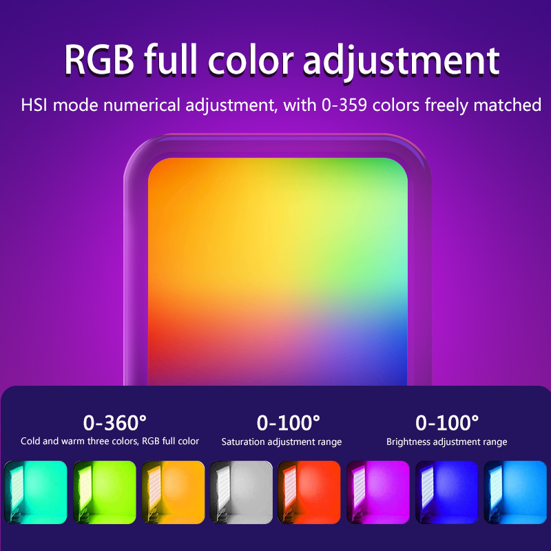 Portable W70RGB LED Full Color - Photography Lighting Handheld ulasan dan harga
