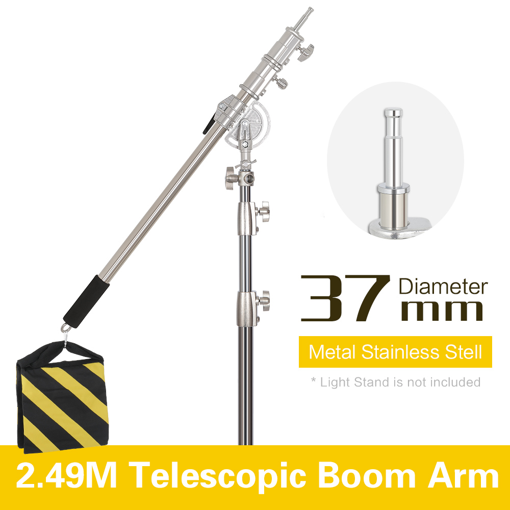 2.49M Length Cross Arm Stainle - Photography Lighting Meter ulasan dan harga