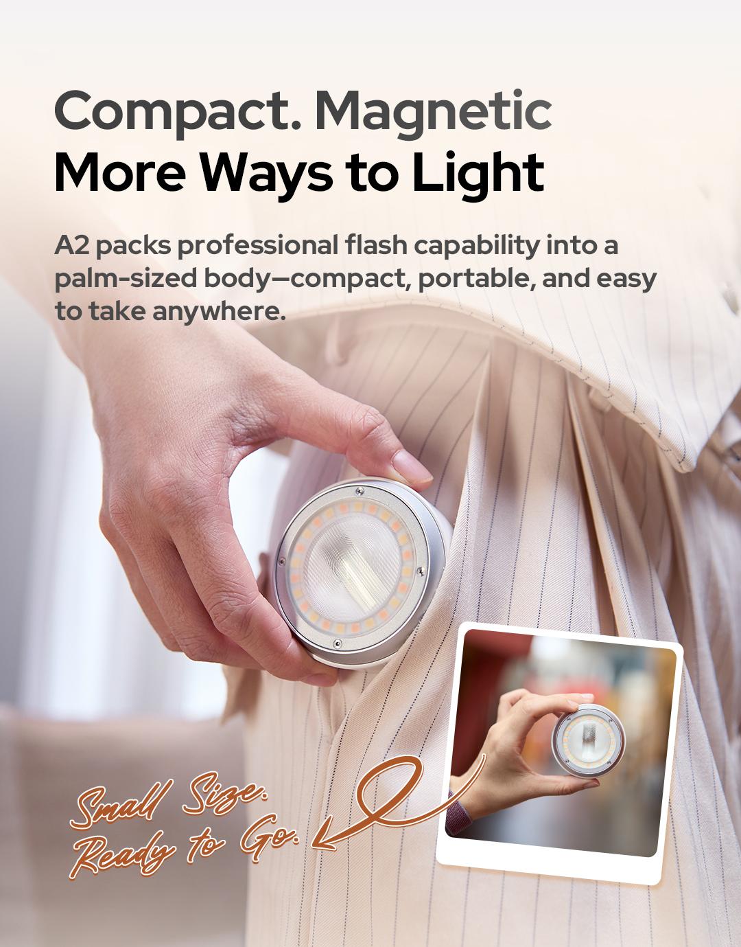 Godox A2 Magnetic Flash Light  - Photography Lighting Brands ulasan dan harga